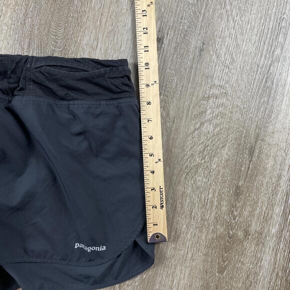 Patagonia Nine Trails Running Shorts Women’s XL Black Rear Pocket 24655 Trail - Picture 16 of 16